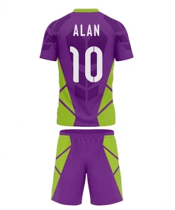 Summa Drive Polyester Soccer Kit Violet/Green FOOTBALL