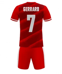 FOOTBALL Summa Drive Polyester Mesh Material Sublimation Soccer Jersey Uniform Dark Red/Red