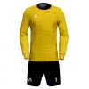 Summa Drive New Design Polyester Quick-dry Fabric Long Sleeve Soccer Uniform Yellow/Black FOOTBALL