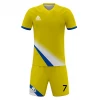 Summa Drive Men's Soccer Stripe Jersey Dry Fit Yellow/White With Blue FOOTBALL