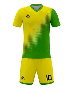 Summa Drive Quick-Dry Polyester Field Football Jersey Uniform Yellow/Green