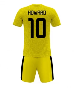 FOOTBALL Summa Drive Retro Design Polyester Soccer Jersey Yellow