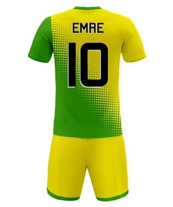 Summa Drive Quick-Dry Polyester Field Football Jersey Uniform Yellow/Green