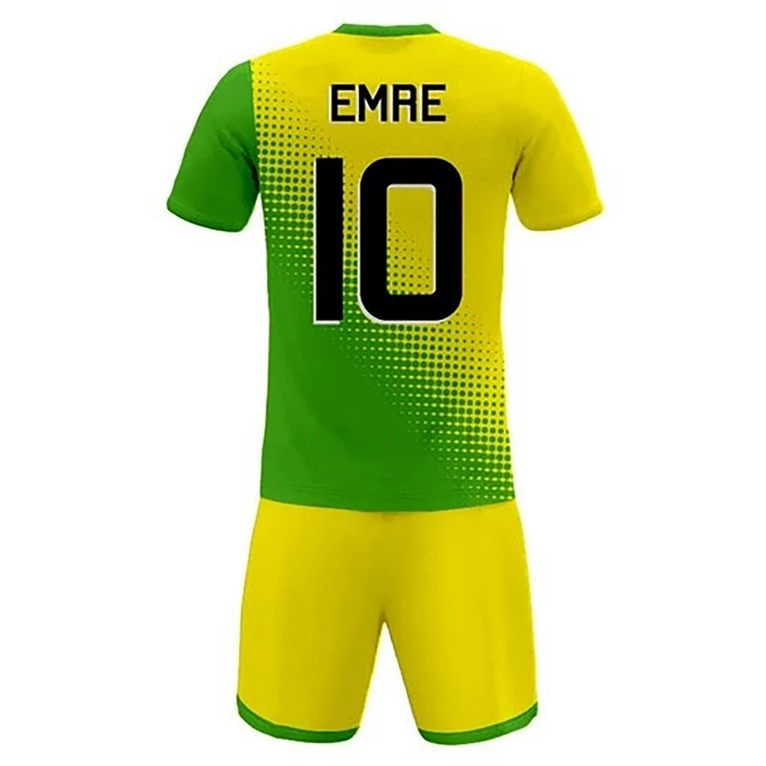 Summa Drive Quick-Dry Polyester Field Football Jersey Uniform Yellow/Green 4 Summa Drive Quick-Dry Polyester Field Football Jersey Uniform Yellow/Green