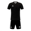 Summa Drive Retro Design Polyester Soccer Jersey Black FOOTBALL