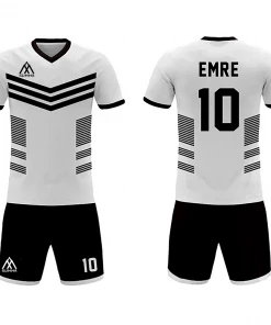 Summa Drive Sports Jersey Sublimation Football Uniform White/Black 7 Summa Drive Sports Jersey Sublimation Football Uniform White/Black