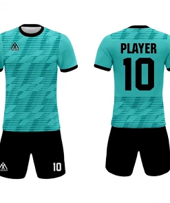 Summa Drive Soccer Jersey Uniform Sportswear Sublimation Football Jersey Blue Green/Black