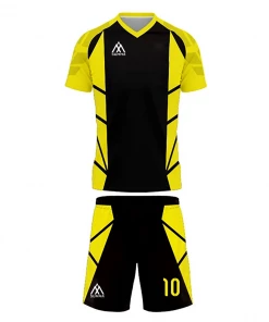 Summa Drive Polyester Soccer Kit Black/Yellow FOOTBALL