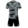 Summa Drive Men's Soccer Club Jersey Uniform Camouflage With Black Short FOOTBALL