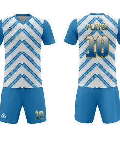 Summa Drive Soccer Jersey Set Team Football Set Blue/White