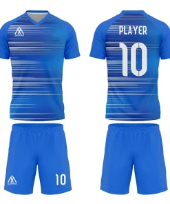 Summa Drive Retro Blue Stripes Design Soccer Jersey Uniform Blue Strip Design 7 Summa Drive Retro Blue Stripes Design Soccer Jersey Uniform Blue Strip Design
