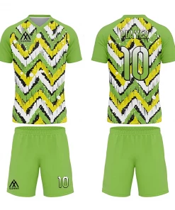 Summa Drive Sublimation Soccer Kits Green FOOTBALL
