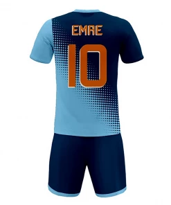 Summa Drive Quick-Dry Polyester Field Football Jersey Uniform Navy Blue/Light Blue