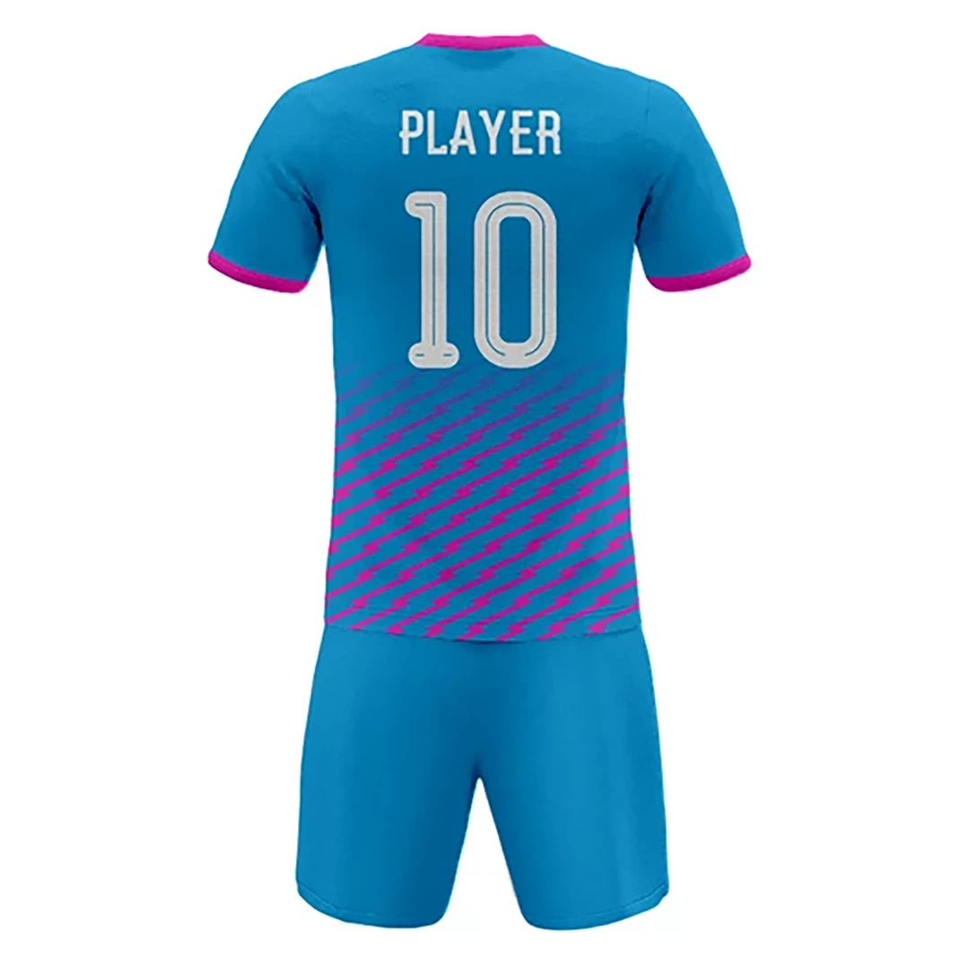 FOOTBALL Summa Drive Men's Soccer Uniforms Set Full Sublimation Light Blue/Pink 4 FOOTBALL Summa Drive Men's Soccer Uniforms Set Full Sublimation Light Blue/Pink