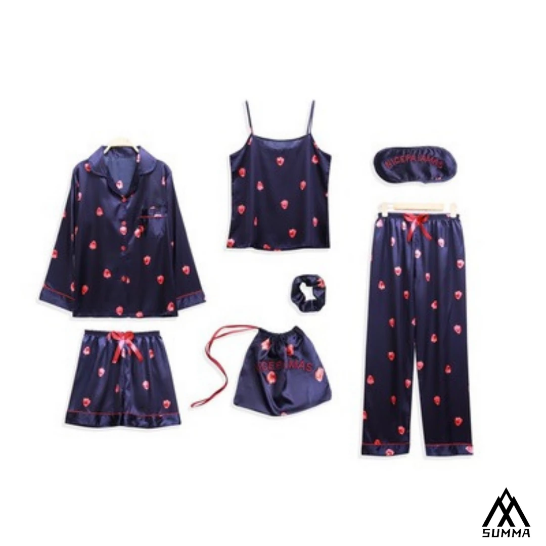 Summa Store Women's Clothing Summa Next Hot Selling Floral Print Top And Pants Pajamas Sleepwear For Women 5 Summa Store Women's Clothing Summa Next Hot Selling Floral Print Top And Pants Pajamas Sleepwear For Women