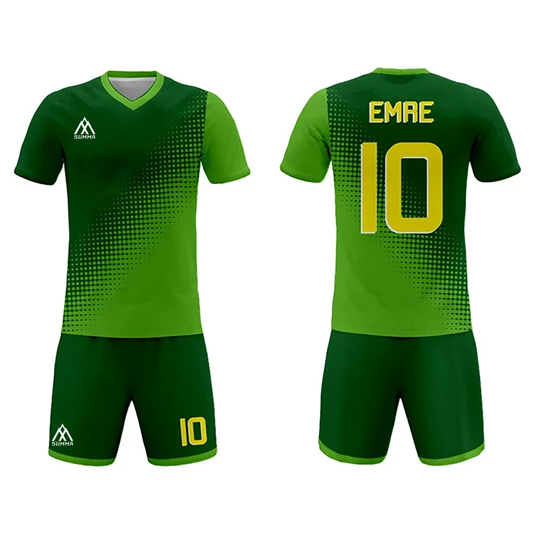 Summa Drive Quick-Dry Polyester Field Football Jersey Uniform Dark Green/Light Green 5 Summa Drive Quick-Dry Polyester Field Football Jersey Uniform Dark Green/Light Green