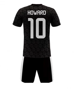 Summa Drive Retro Design Polyester Soccer Jersey Black FOOTBALL