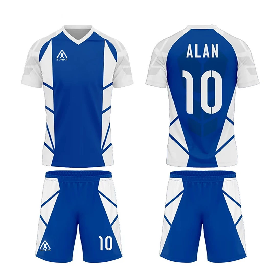 Summa Drive Polyester Soccer Kit Blue/White 5 Summa Drive Polyester Soccer Kit Blue/White