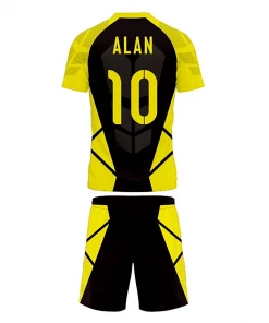 Summa Drive Polyester Soccer Kit Black/Yellow FOOTBALL