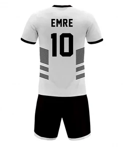Summa Drive Quality V Collar Sublimation Soccer Jersey White/Black