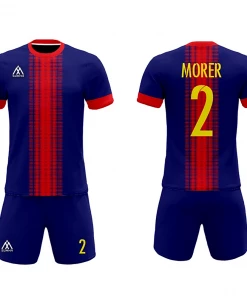 Summa Drive Men's Soccer Club Jersey Uniform Red/Blue