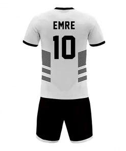Summa Drive Sports Jersey Sublimation Football Uniform White/Black
