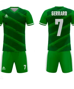 Summa Drive Polyester Mesh Material Sublimation Soccer Jersey Uniform Dark Green/Green