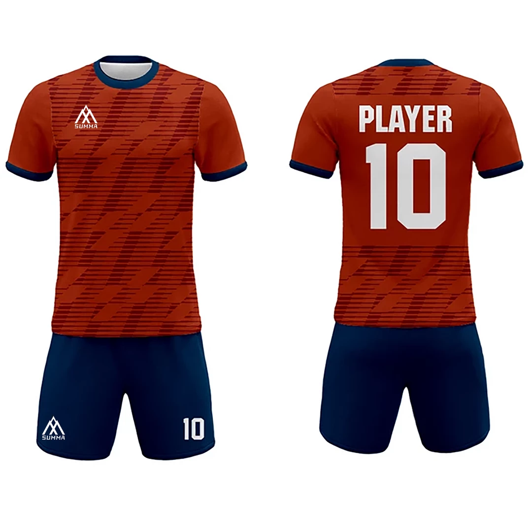 Summa Drive Soccer Jersey Uniform Sportswear Sublimation Football Jersey Red/Blue 5 Summa Drive Soccer Jersey Uniform Sportswear Sublimation Football Jersey Red/Blue