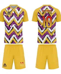FOOTBALL Summa Drive Sublimation Soccer Kits Yellow Orange