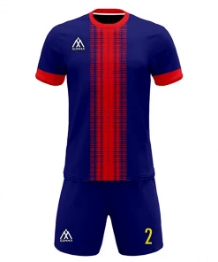 Summa Drive Men's Soccer Club Jersey Uniform Red/Blue