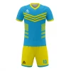 Summa Drive Quality V Collar Sublimation Soccer Jersey Light Blue/Yellow FOOTBALL