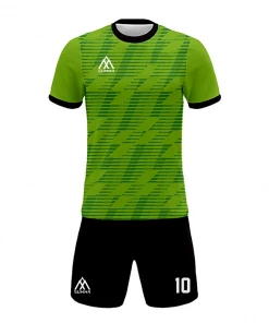 Summa Drive Soccer Jersey Uniform Sportswear Sublimation Football Jersey Green/Black