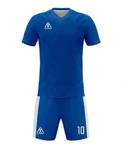 Summa Drive Retro Design Polyester Soccer Jersey Blue