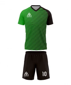 Summa Drive V Collar Classic Design Football Jersey Football Kits Green/Black