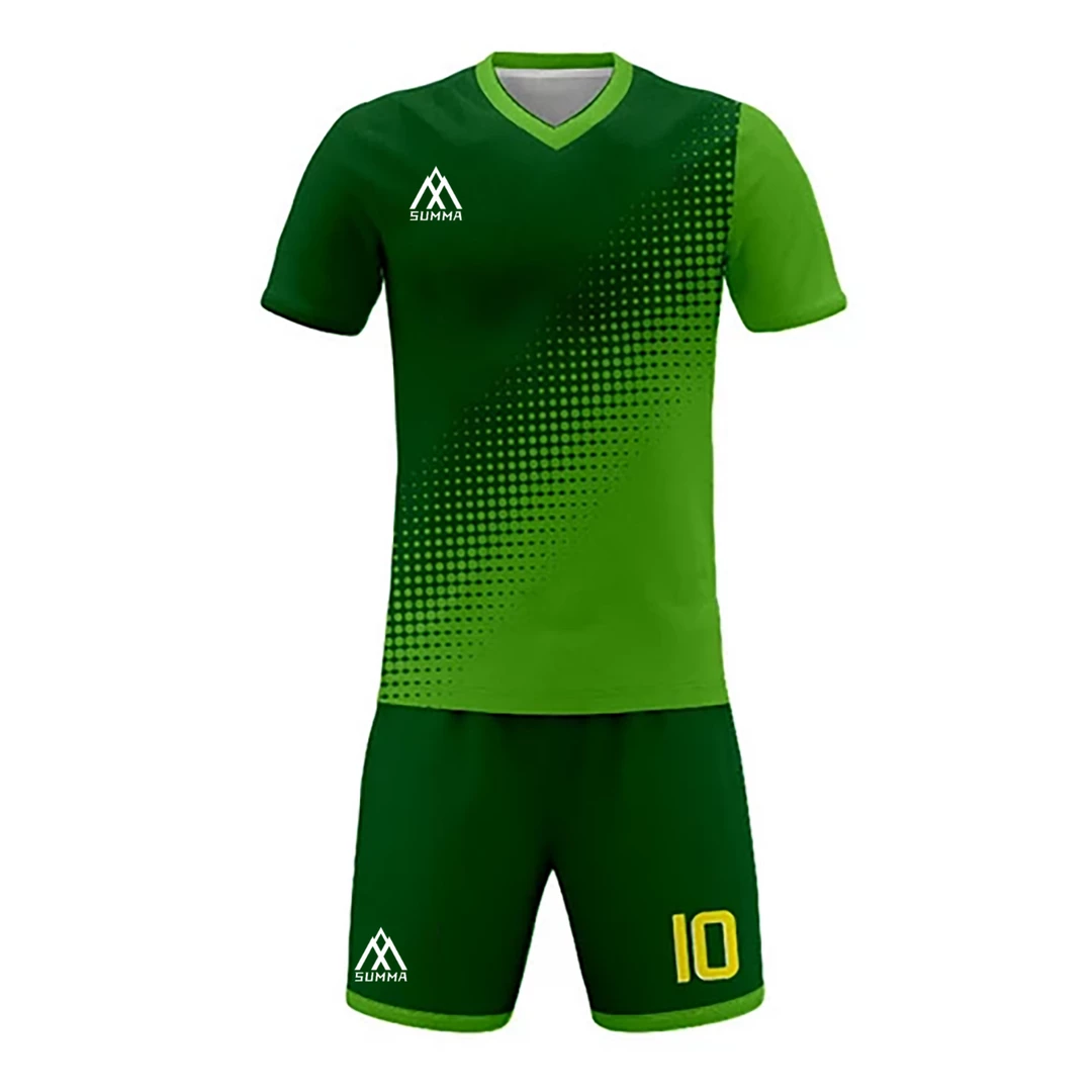 Summa Drive Quick-Dry Polyester Field Football Jersey Uniform Dark Green/Light Green 3 Summa Drive Quick-Dry Polyester Field Football Jersey Uniform Dark Green/Light Green