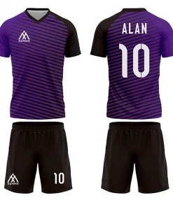 Summa Drive V Collar Classic Design Football Jersey Football Kits Violet/Black 7 Summa Drive V Collar Classic Design Football Jersey Football Kits Violet/Black