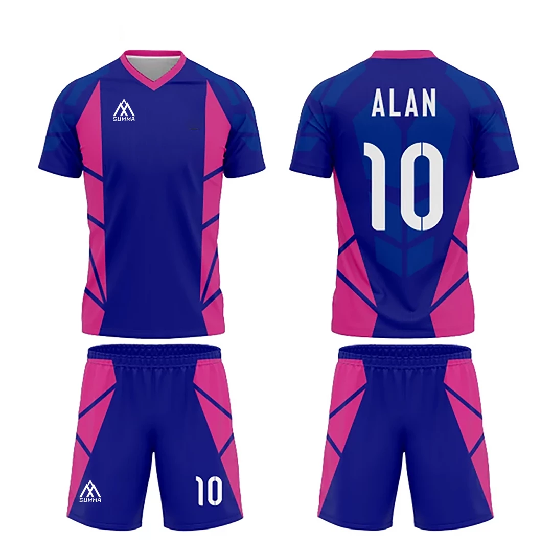 Summa Drive Polyester Soccer Kit Blue/Pink FOOTBALL 5 Summa Drive Polyester Soccer Kit Blue/Pink FOOTBALL