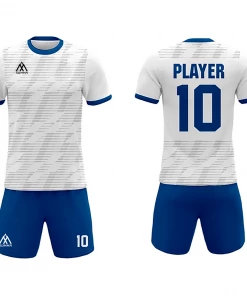 Summa Drive Soccer Jersey Uniform Sportswear Sublimation Football Jersey White/Blue 7 Summa Drive Soccer Jersey Uniform Sportswear Sublimation Football Jersey White/Blue