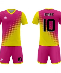 Summa Drive Quick-Dry Polyester Field Football Jersey Uniform Pink/Yellow