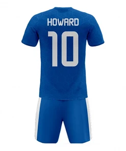 Summa Drive Retro Design Polyester Soccer Jersey Blue