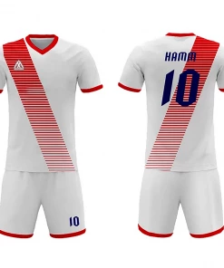 Summa Drive Men's Sublimation Football Jersey Set White And Red Orange 7 Summa Drive Men's Sublimation Football Jersey Set White And Red Orange