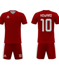 Summa Drive Retro Design Polyester Soccer Jersey Red FOOTBALL