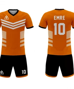 Summa Drive Sports Jersey Sublimation Football Uniform Orange/White/Black