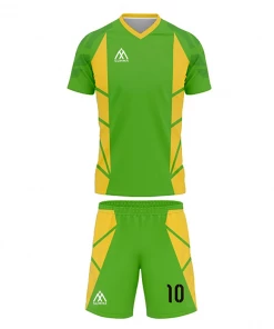 Summa Drive Polyester Soccer Kit Green/Yellow Orange FOOTBALL