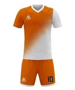 Summa Drive Quick-Dry Polyester Field Football Jersey Uniform Orange/White