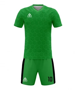 Summa Drive Retro Design Polyester Soccer Jersey Green FOOTBALL