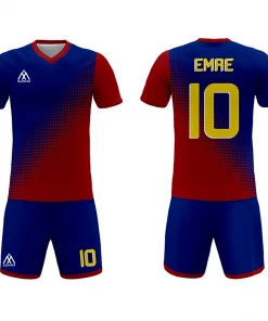 Summa Drive Quick-Dry Polyester Field Football Jersey Uniform Blue/Red 7 Summa Drive Quick-Dry Polyester Field Football Jersey Uniform Blue/Red