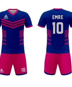 Summa Drive Sports Jersey Sublimation Football Uniform Blue/Pink