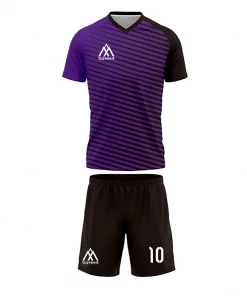Summa Drive V Collar Classic Design Football Jersey Football Kits Violet/Black