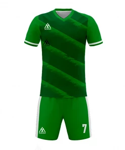 Summa Drive Polyester Mesh Material Sublimation Soccer Jersey Uniform Dark Green/Green
